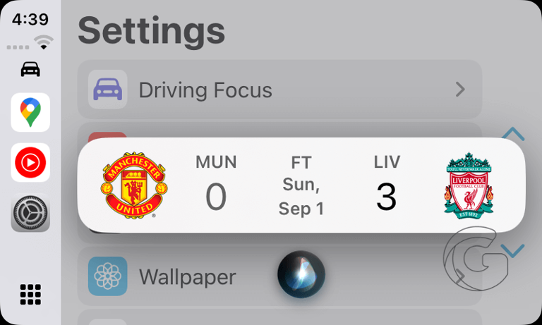 iOS 18 CarPlay new SIRI design