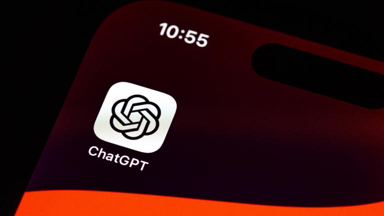 The ChatGPT virtual assistant app on a smartphone in Riga, Latvia, on Friday, Aug. 16, 2024. The public release of advanced generative AI tools such as Google’s Gemini, Meta AI, and OpenAI’s ChatGPT over the past two years has heightened fears that millions of workers could be displaced.