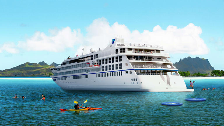 Rendering of new Windstar Cruises ship