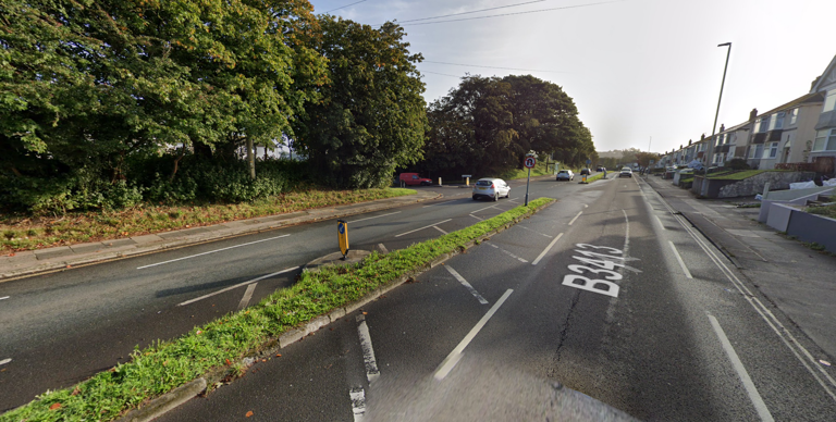 The crash happened on Crownhill Road, near the Ringmore Way junction