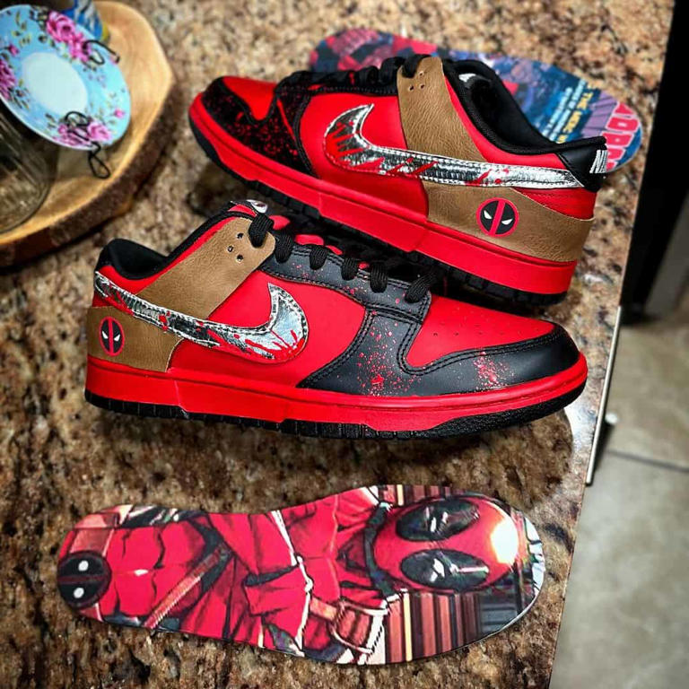 Deadpool Nike Dunk Low Pays Homage To The Merc With The Mouth