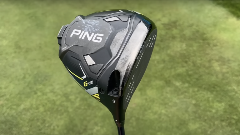 Ian Poulter's Ping G430 LST driver. (Image credit: Future)