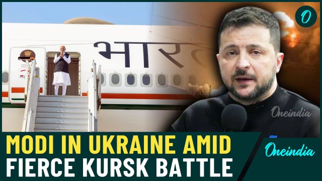 Putin’s Close Ally PM Modi Lands in Ukraine, Seeks Peace Talk Amid Intensified Kursk Incursion