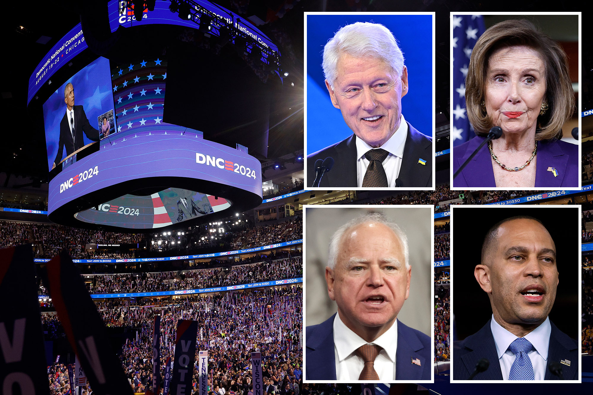 DNC 2024 Live Updates: Bill Clinton, Nancy Pelosi, Tim Walz Set To Speak