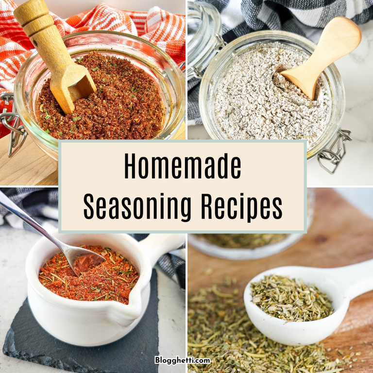 Homemade Seasoning Recipes
