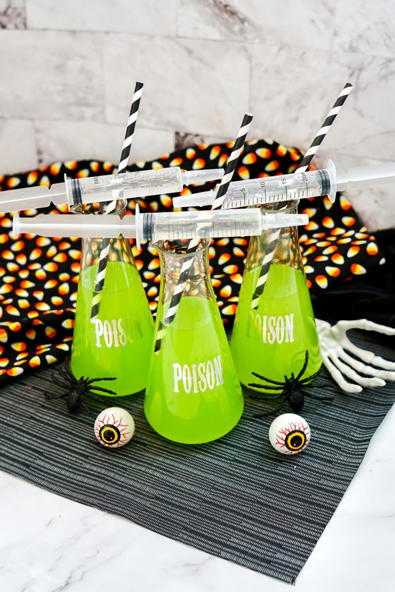 Easy Non Alcoholic Halloween Potion Drink Recipe