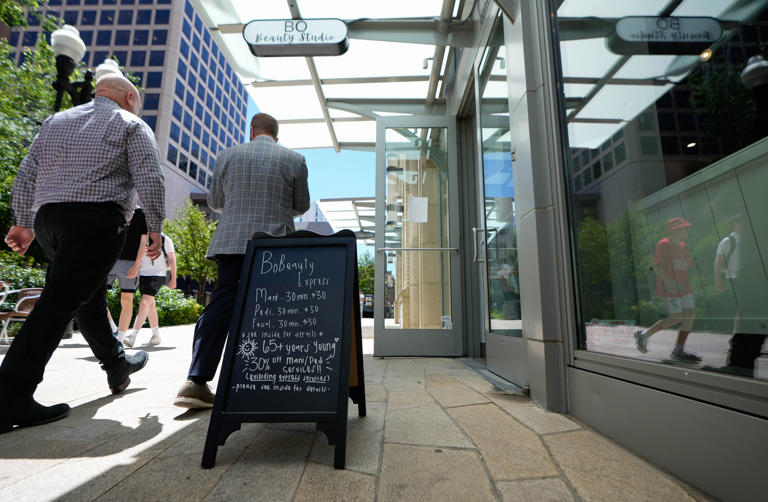 (Francisco Kjolseth | The Salt Lake Tribune) Heather "MizzJ" Jefferson is the first Black business owner in Salt Lake City's City Creek Center. Her salon, BO Beauty Studio by Mizz J, opened in June.