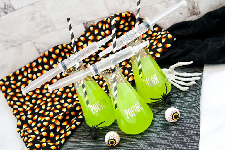 Easy Non Alcoholic Halloween Potion Drink Recipe