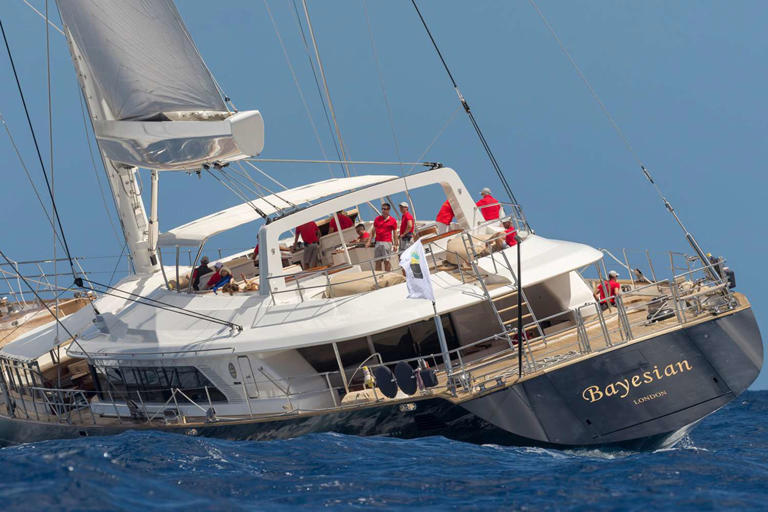 PERINI NAVI PRESS OFFICE/HANDOUT/EPA-EFE/Shutterstock The Bayesian yacht off the coast of Sicily