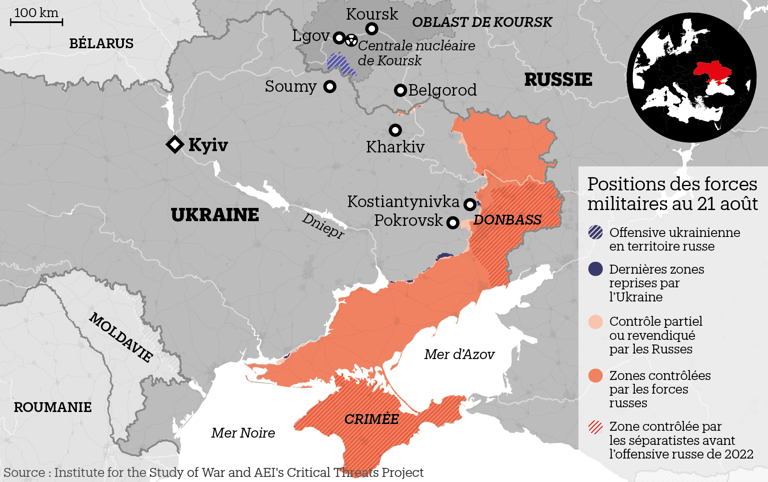 Guerre en Ukraine : dans l’Est, les Russes aux portes de Pokrovsk