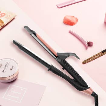 the curling iron and straightener