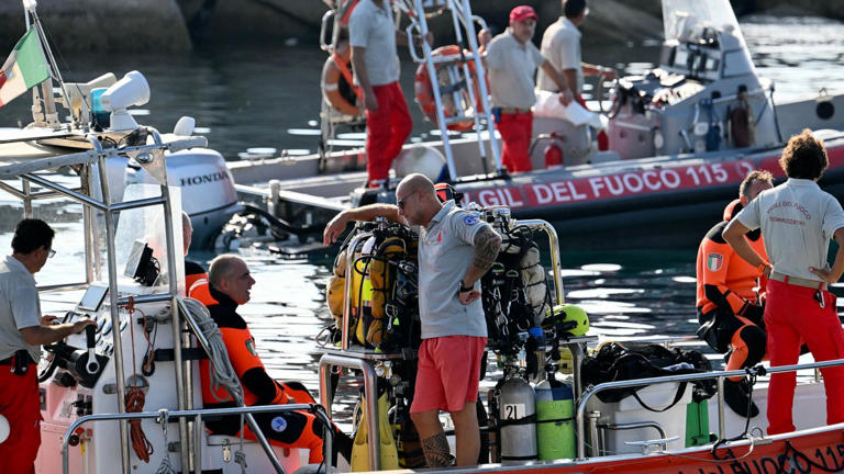 Last missing body from sunken superyacht near Sicily recovered