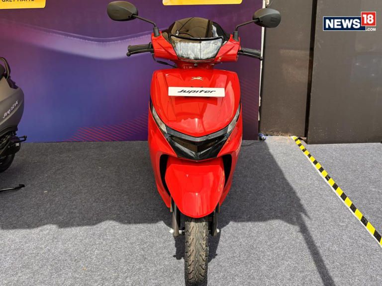 Tvs Jupiter 110. (Photo: Samreen Pall/News18)