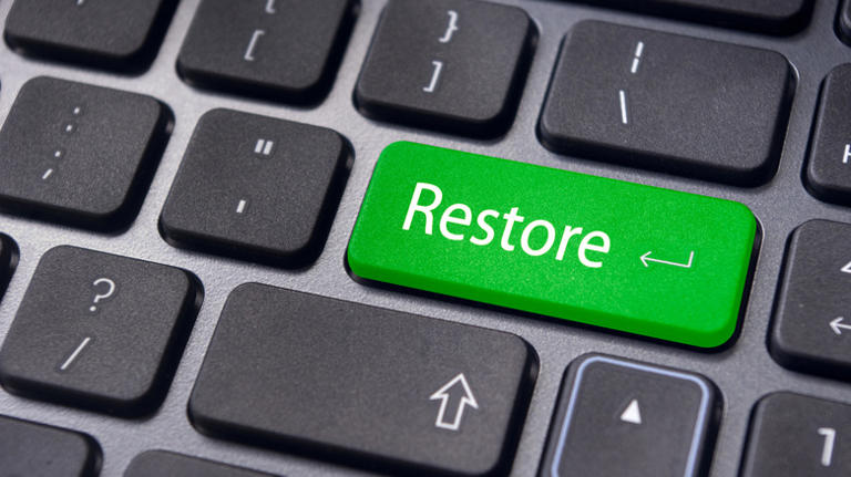 Restore button on keyboard