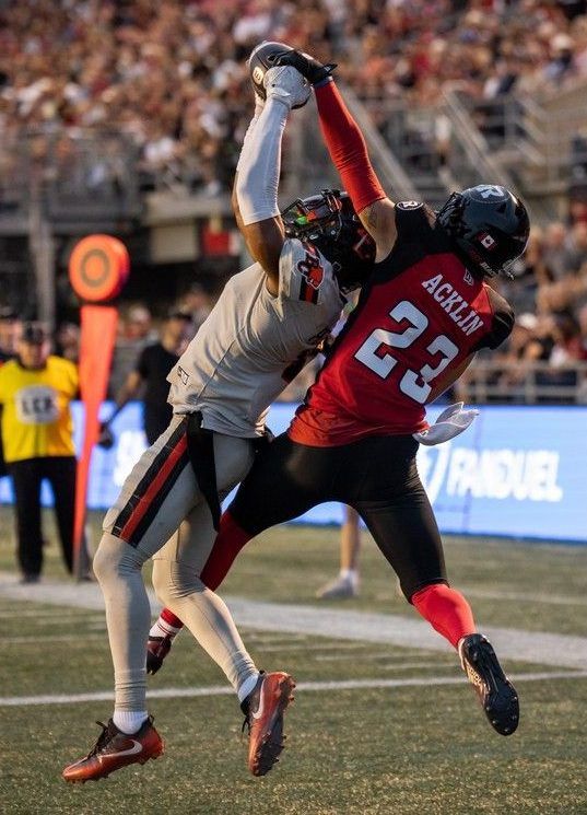 Scary Moment As Jaelon Acklin Leaves In Ambulance, Ottawa Redblacks ...