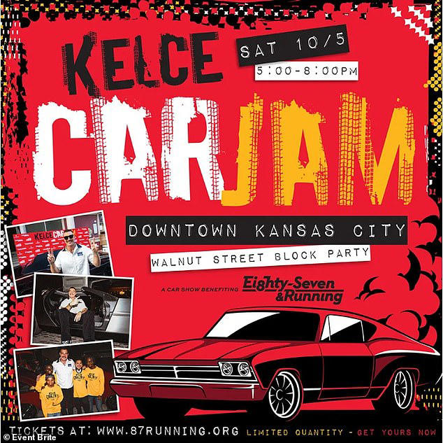 Travis Kelce's Car Jam is set to take place in Kansas City on October 5. Tickets are $87/each