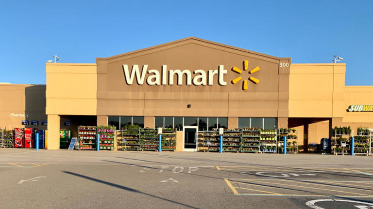 Pittsburgh, USA - Walmart store in Gibsonia, a suburb of Pittsburgh.