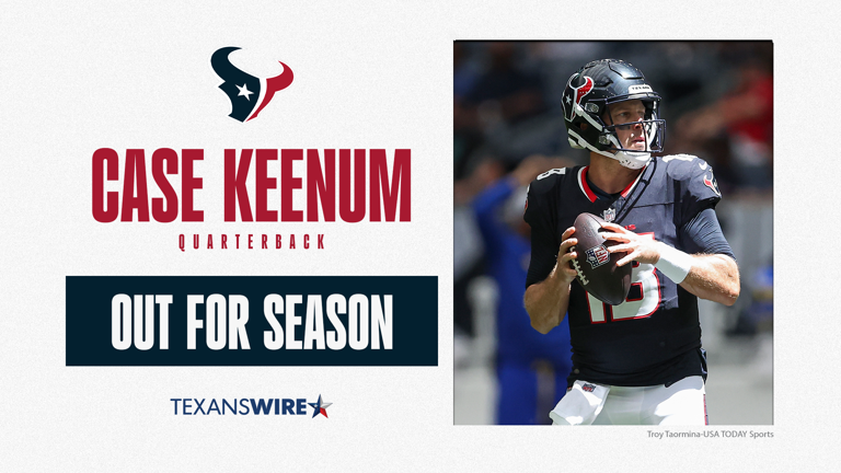 Texans thankful for Case Keenum's impact amid season-ending injury