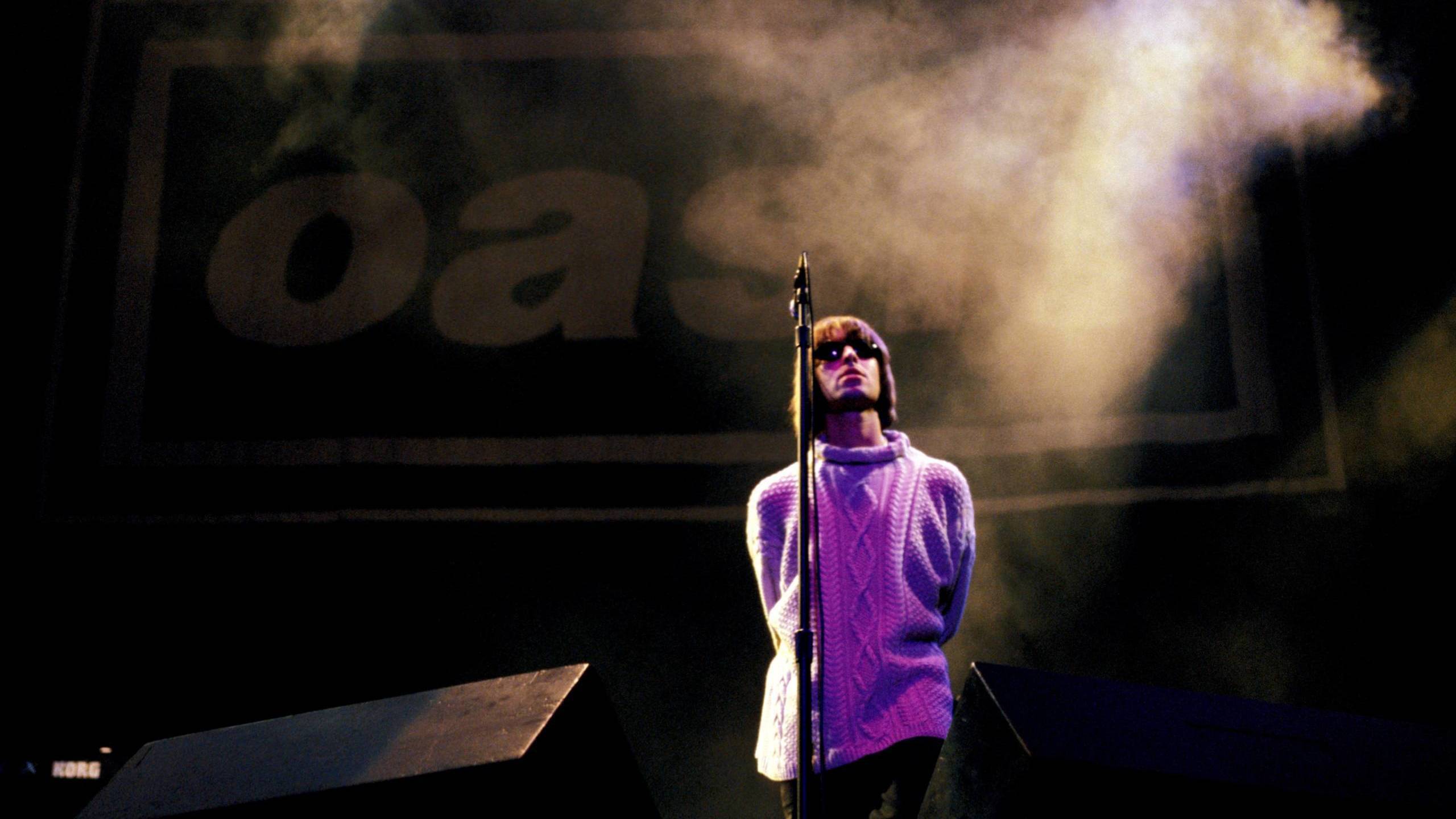 Oasis: Erster Blick auf die Bühne