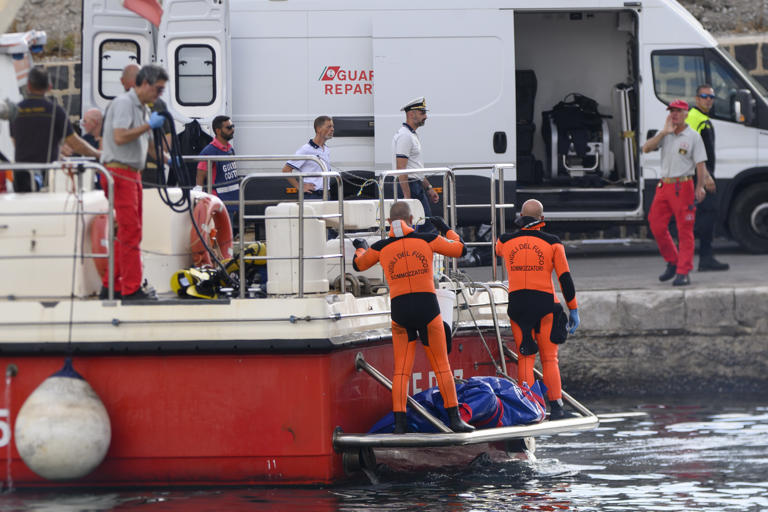 Yacht affondato, concluse le operazioni preliminari di recupero