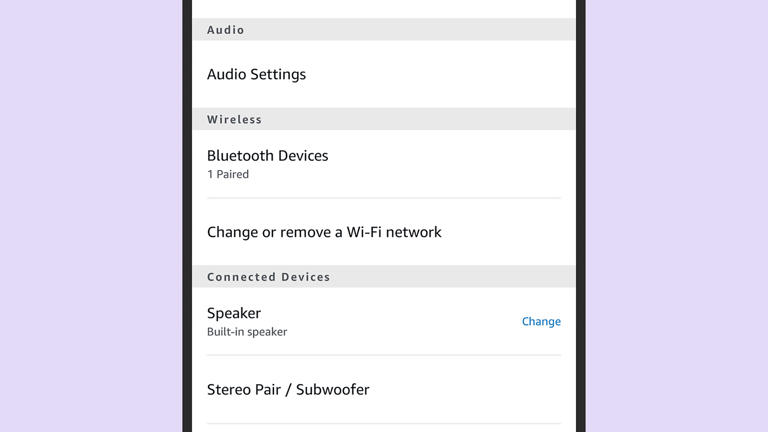 Bluetooth speakers can be added through the settings for your Echo.