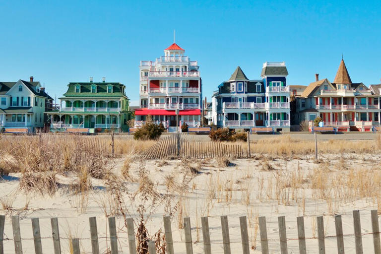 Combine fall foliage and the beach on a trip to Cape May.