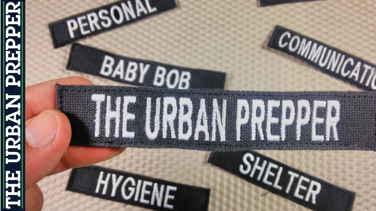 Custom nametape from Supply Captain adds prepper flair