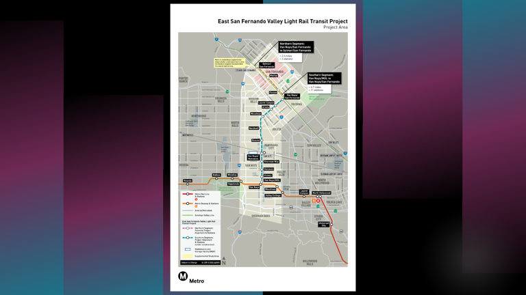 Metro Celebrates $893M Federal Grant For East San Fernando Valley Light Rail