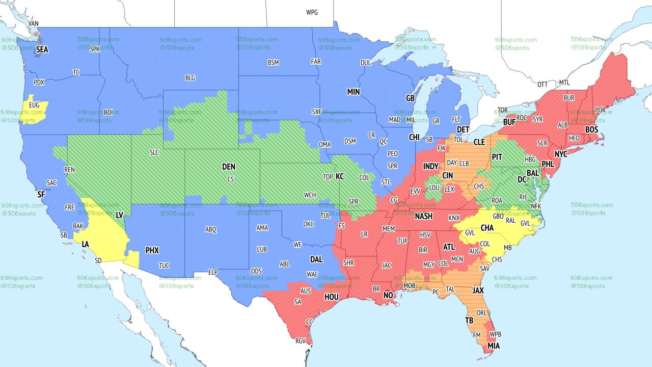 NFL Coverage Map Week 2: Complete TV Schedule For FOX, CBS Broadcasts