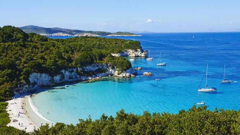 View of Voutoumi Beach