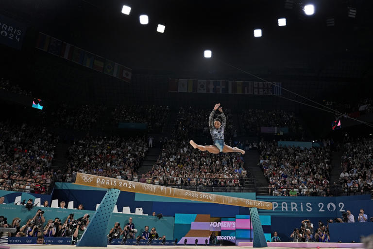 One of America's greatest Olympic athletes will showcase high-flying acrobatics in Oceanside's new Frontwave Arena Monday evening to kick off the Gold Over American Tour.