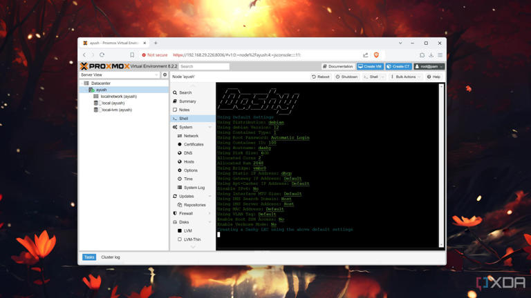 proxmox dark mode enable