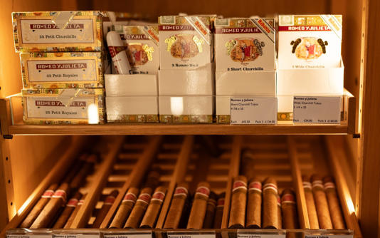 A selection of cigar at JJ Fox – still safe from more stringent smoking bans - Christopher Pledger for The Telegraph