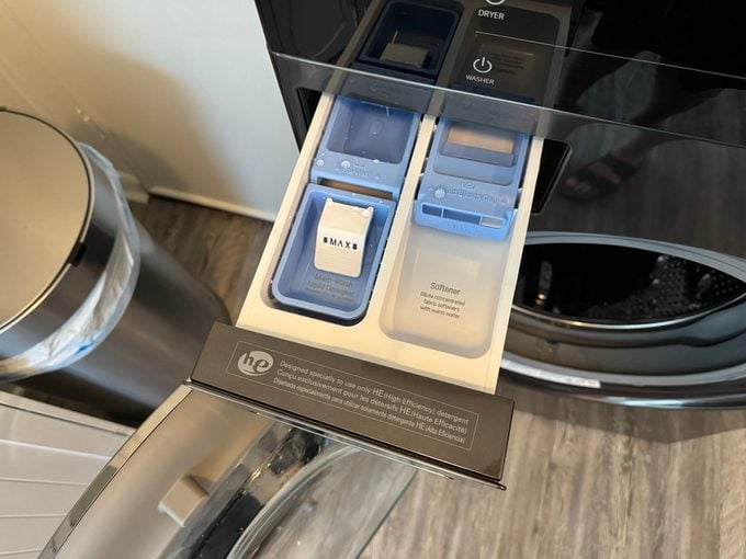 4 Tray Dispenser on LG WashTower