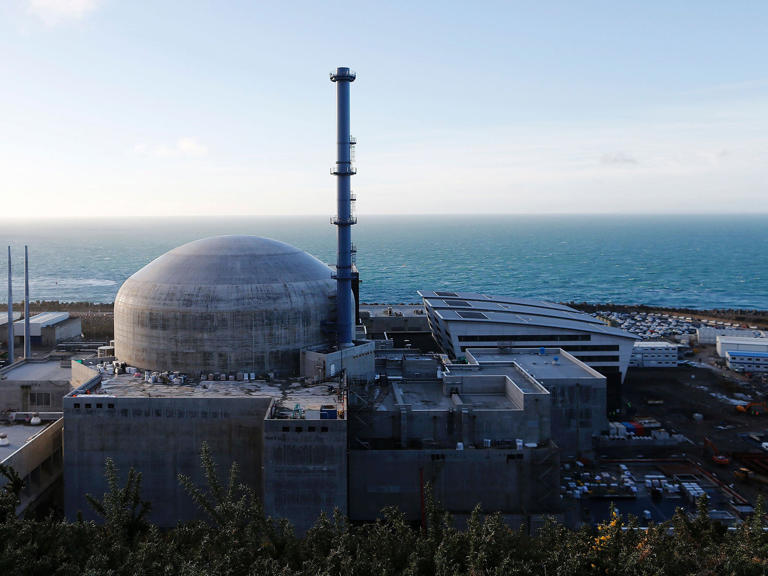 Flamanville nuclear power plant in northern France in November 2016 (Getty)