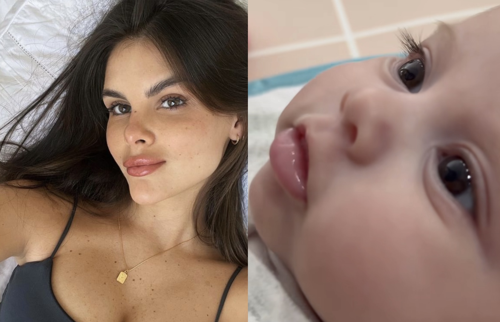 Amanda Kimberlly celebra quarto mês de vida de Helena, sua filha com Neymar