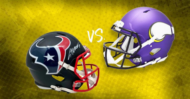 Los Vikingos de Minnesota enfrentarán a los Houston Texans este fin de semana. Créditos: El Heraldo de México.