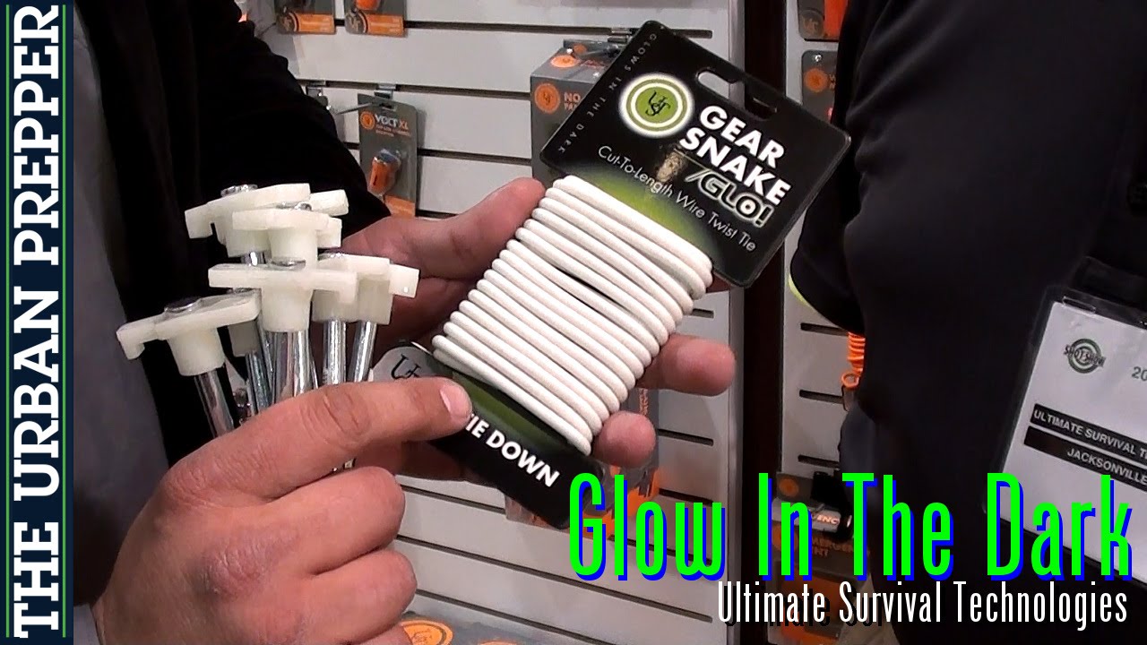 UST glow-in-the-dark stakes and tie-downs light up camping