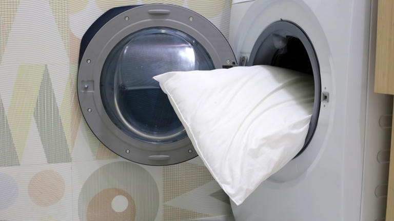 Can i put a body pillow in the washing machine hotsell