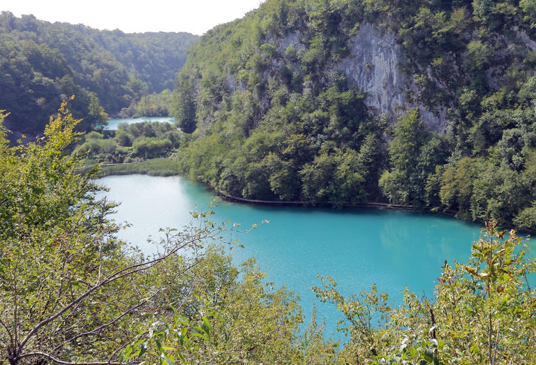 Le parc national des lacs de Plitvice en Croatie.