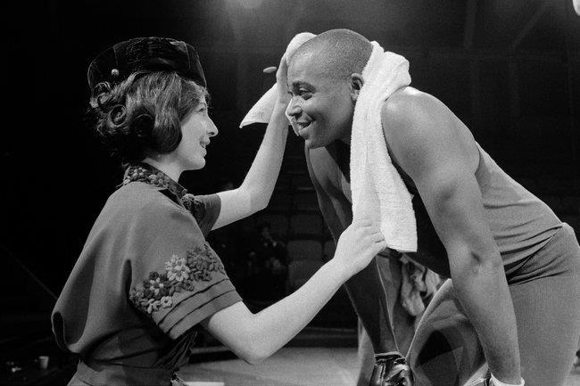 Jane Alexander and Mr. Jones in “The Great White Hope” at Washington's Arena Stage in 1967.