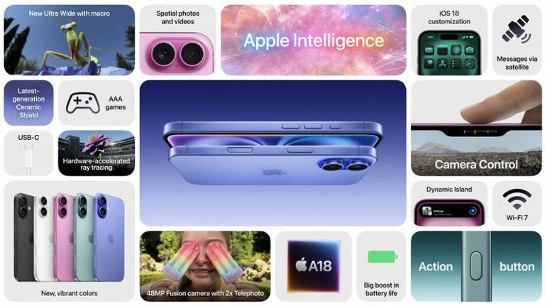 أسعار iPhone 16 في الشرق الأوسط.. شاشة أكبر وشريحة جديدة وعمر بطارية أفضل (صور)