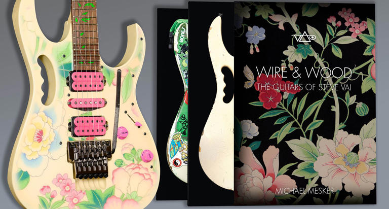  Steve Vai’s guitar collection to be documented in upcoming book, and there’s a $25,350 Ultra Edition 