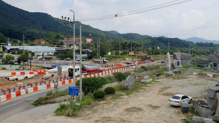 충청고속화道 1-2공구 탄력…내년 상반기 개통 기대감