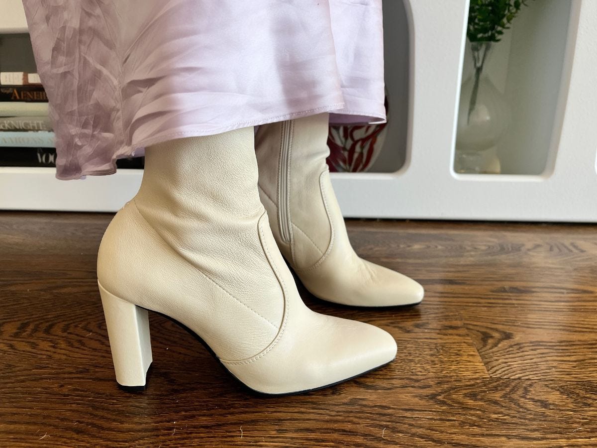 Best white boot: Inez Paz 90