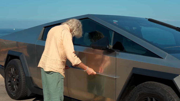 James May Cybertruck Ruler