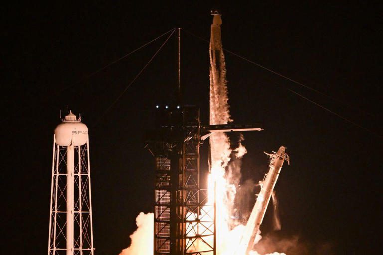 A tripulação da missão Polaris Dawn viajou na cápsula Resilience, lançada de Cabo Canaveral, na Flórida