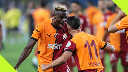 Victor Osimhen during the Turkish Super Lig match between Fenerbahce and Galatasaray at Ulker Stadium on September 21, 2024. Image: Ahmad Mora. Source: UGC