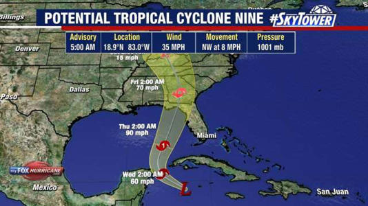 Hurricane, storm surge watches issued for Tampa Bay area for system expected to become Helene