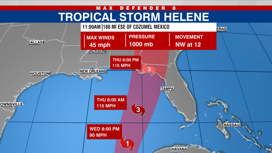 WATCH LIVE: Tropical Storm Helene Forms In The Caribbean, Takes Aim At ...